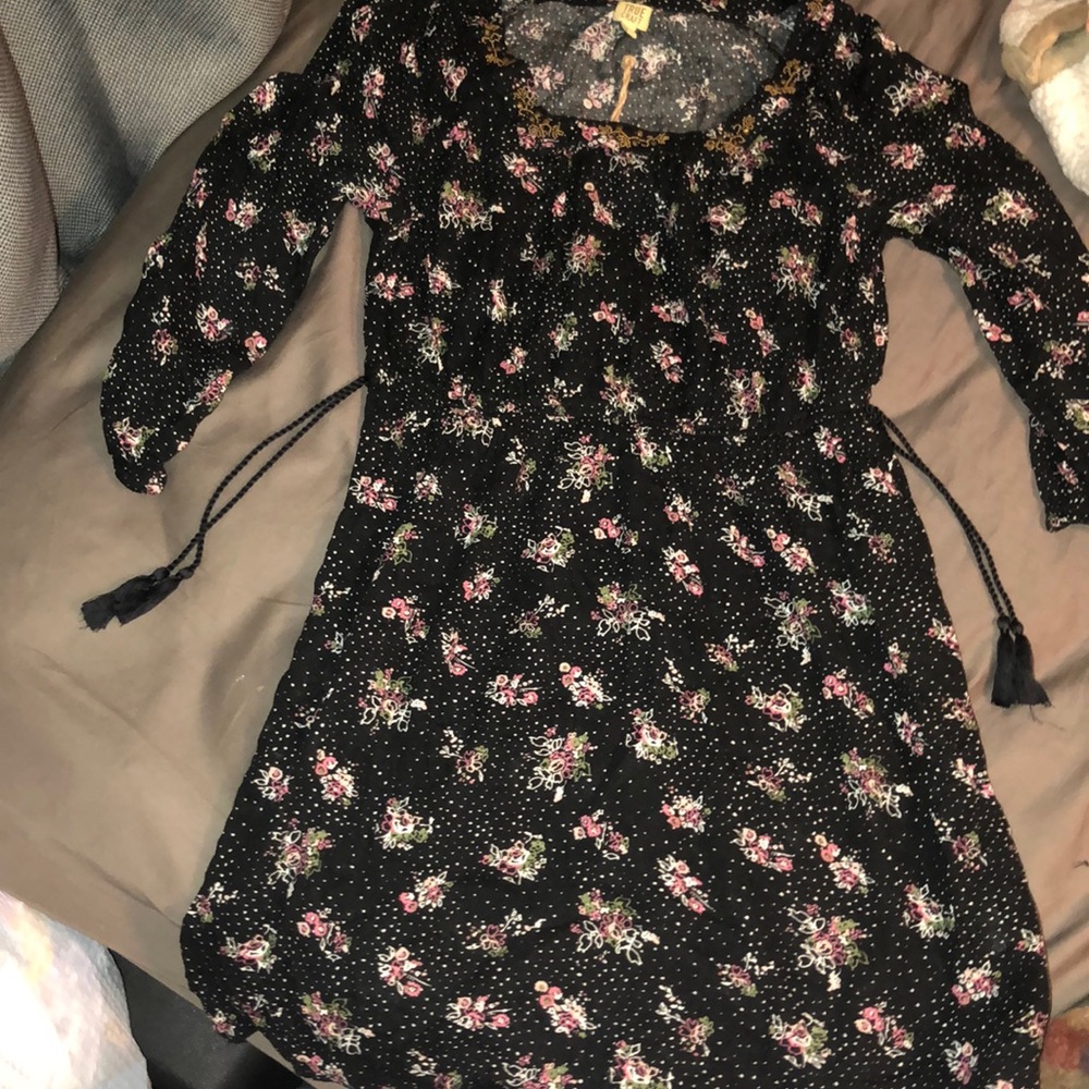 Dress with tassels